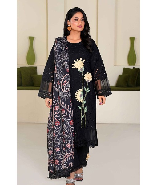 0225-Chikankari Embroidered