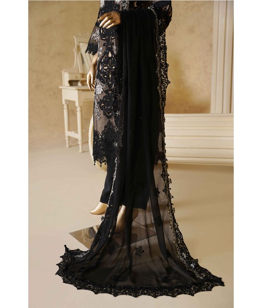 0276-Embroidered Organza- Viscose