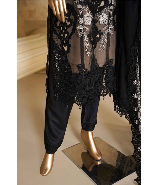 0276-Embroidered Organza- Viscose