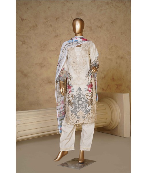 623-Embroidered organza