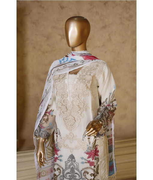 623-Embroidered organza