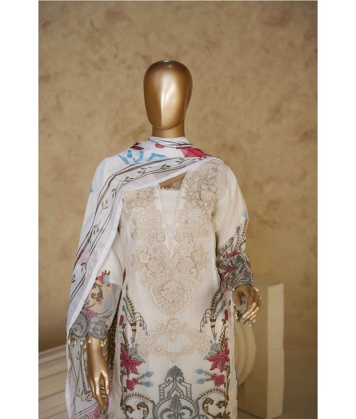 623-Embroidered organza