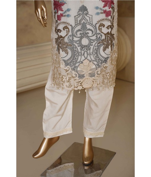 623-Embroidered organza