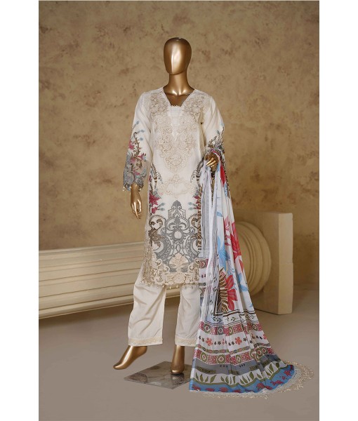 623-Embroidered organza