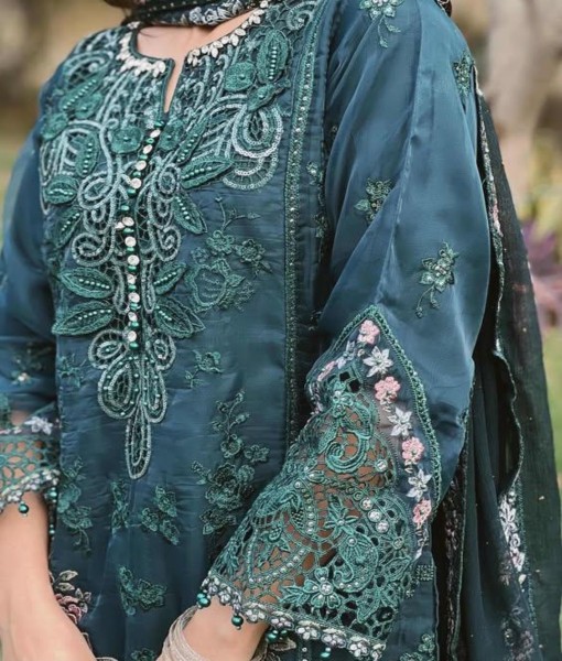 0274-Embroidered Organza 