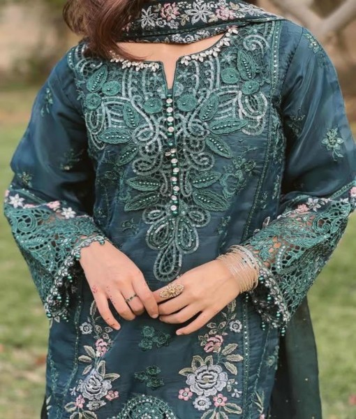 0274-Embroidered Organza 