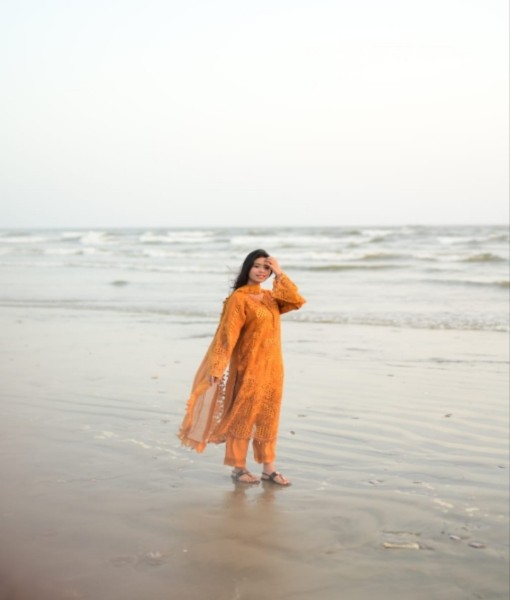 Sn-28v-Embroidered viscose 